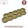 10 bases 25mm round movement Tray double line Derangements Shape Movement Tray Round 25mm distance: 5mm