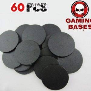 Lot 20pcs 60mm WH40K miniature round bases wargaming FW 60mm