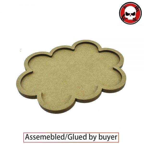 Gaming Bases Movement Tray 10 x 32mm round Derangements Shape Movement Tray Round 32mm distance: 0mm