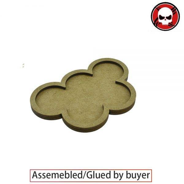 Gaming bases 5 x 32mm round movement Tray derangements Shape Movement Tray Round 32mm distance: 0mm