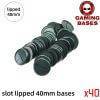Lot 40Pcs 40mm slot lipped bases table games for war machine 40mm