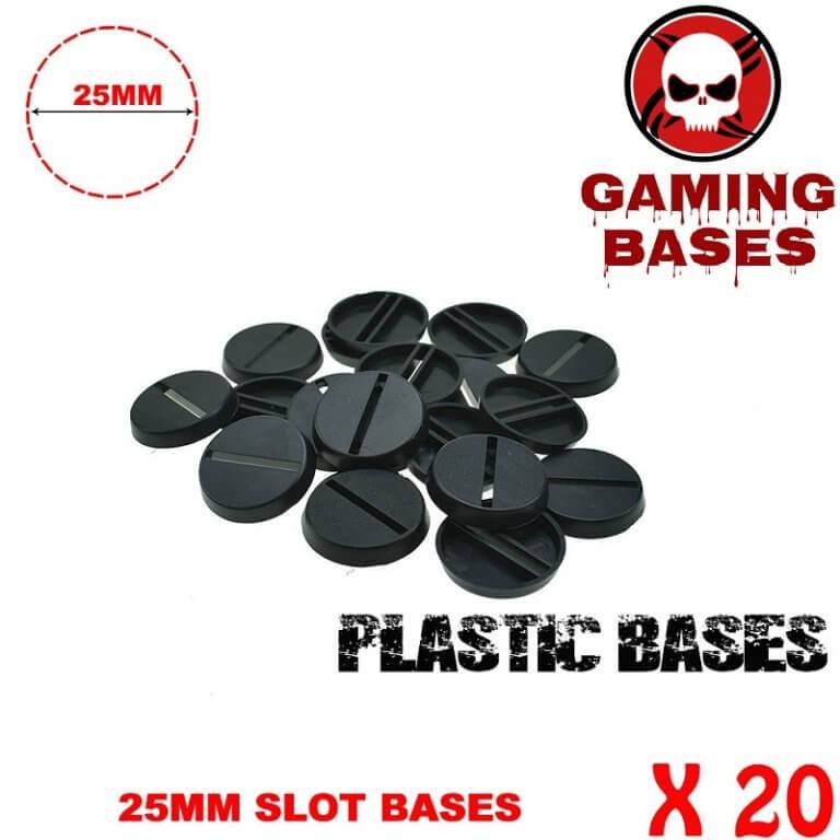 30mm Plastic Lipped Bases Table Games Model Bases 30mm Lipped Round