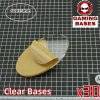 TRANSPARENT-CLEAR BASES for Miniatures wargame oval 60x35mm 60x35mm color: 1 bases|10 bases|20 bases|30 bases|5 bases