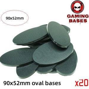 wargame gamingbases -90 x 52mm oval bases for Warhammer 90x52mm color: 1|10|20|5