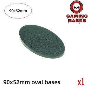 wargame gamingbases -90 x 52mm oval bases for Warhammer 90x52mm color: 1|10|20|5