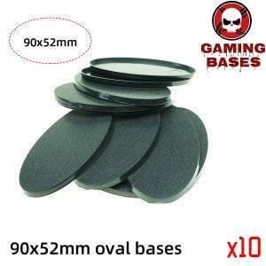 wargame gamingbases -90 x 52mm oval bases for Warhammer 90x52mm color: 1|10|20|5 