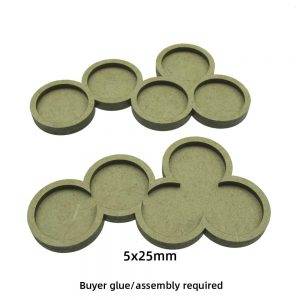 5x25mm Movement Trays for wargames new lay out