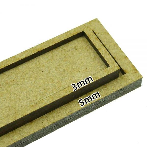 Wargame Base World – wargame Movement Tray – 20mm bases with 3mm edge