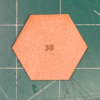 Hexagon 38Mm MDF Bases (Hex)