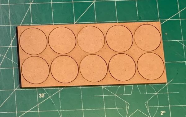 Pair of 32Mm Linear Ten (10) Figure MDF Movement Trays 5/5