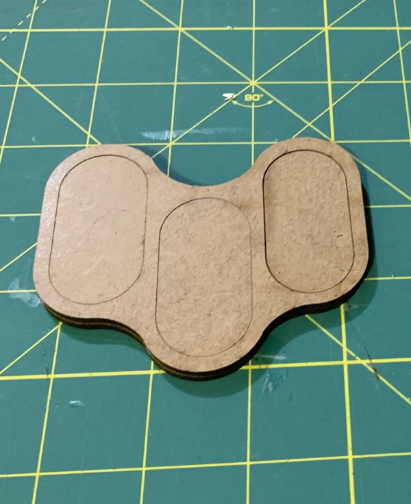 Pair of Cavalry (Mounted) Offset Figure Movement Trays – MDF
