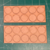 Pair of 25Mm Linear Ten (10) Figure MDF Movement Trays 5/5
