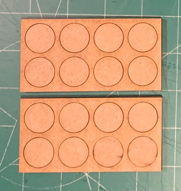 Pair of 20Mm Linear Eight (8) Figure MDF Movement Trays 4/4
