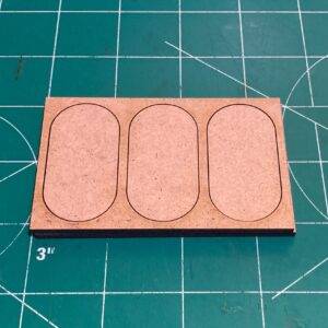 Pair of Cavalry (Mounted) 3 Fig. In-Line Movement Trays – MDF